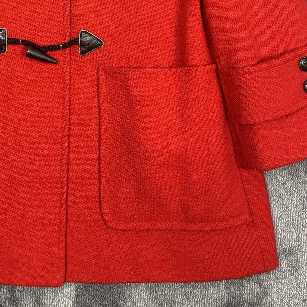 Pendleton Knockabouts Red Wool Toggle Duffle Coat… - image 8